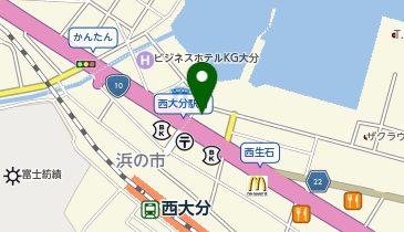 株式会社KCタクシー大分の地図画像