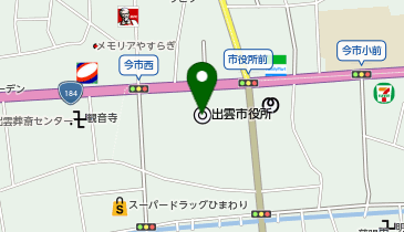 株式会社島根富士通の地図画像