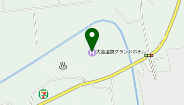 有限会社大金温泉大金グランドホテルの地図画像