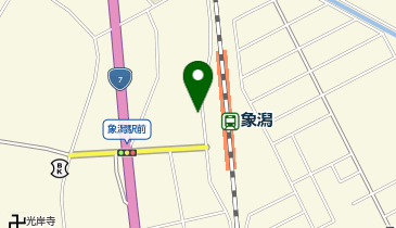 株式会社象潟合同交通の地図画像