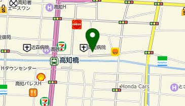 高知調剤株式会社の地図画像