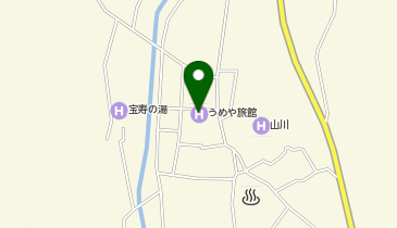 有限会社うめや旅館の地図画像