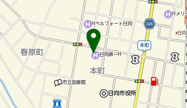 株式会社日向第一ホテルの地図画像