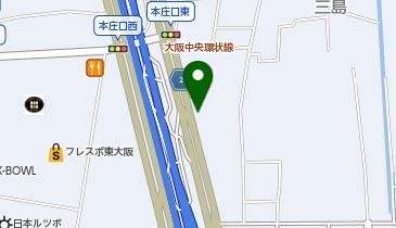 阪奈電子有限会社の地図画像
