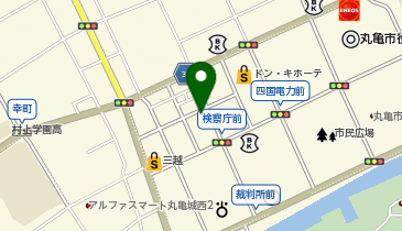 有限会社四国丸亀寺岡商店の地図画像