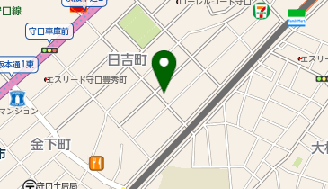 上堀塗装工業株式会社の地図画像