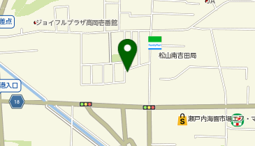愛媛航空株式会社の地図画像