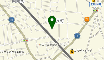 株式会社三東の地図画像