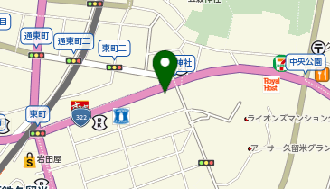 川島交通自動車株式会社の地図画像