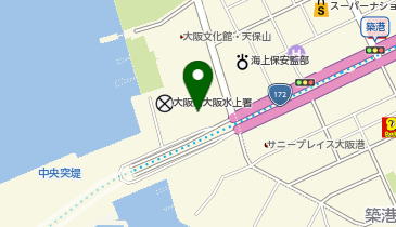 間口ウエストロジ株式会社の地図画像