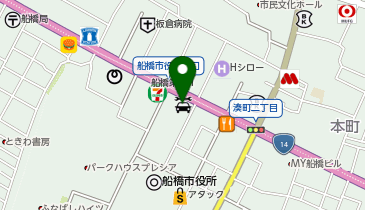株式会社千葉ジェッツふなばしの地図画像