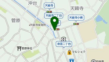有限会社平内寝具店の地図画像
