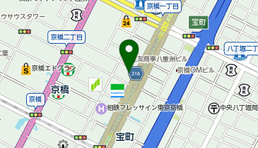 大安貿易株式会社の地図画像