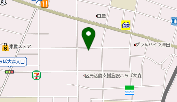 有限会社天狗湯の地図画像