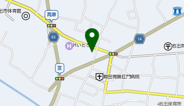 有限会社いわでんの地図画像