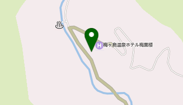 有限会社湯の島館の地図画像