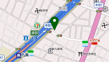 株式会社ダイハツプラザ浪速の地図画像