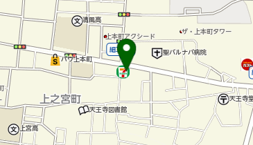 天王寺燃料株式会社の地図画像