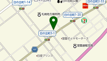 有限会社旅館北海の地図画像