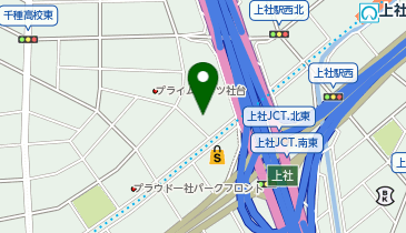 中部舗材株式会社の地図画像