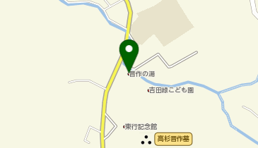 株式会社晋作の湯の地図画像