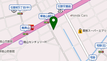 有限会社タクデンの地図画像