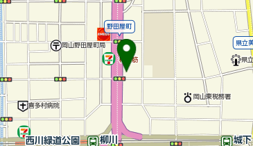 株式会社岡山新企画の地図画像