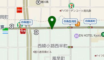 株式会社花留の地図画像