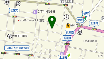 有限会社五宝商店」(金沢市-社会関連-〒920-0855)の地図
