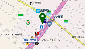 株式会社システム青山の地図画像