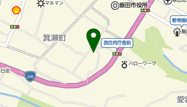 株式会社飯田丸光部品の地図画像
