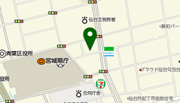 有限会社仙臺アビルヴァン和牛の地図画像