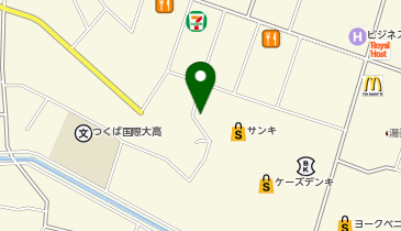 株式会社アクアクララ筑波山の地図画像