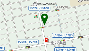 北海道物産株式会社の地図画像