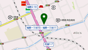 株式会社おたる中央調剤薬局の地図画像