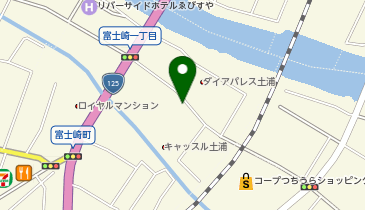 土浦超音波温泉株式会社の地図画像