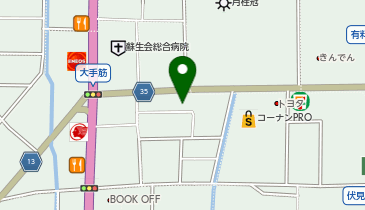 関西計測工業株式会社の地図画像