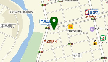 株式会社あおばだんご本舗の地図画像