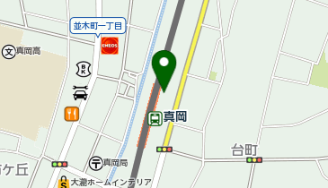 真岡鐵道株式会社の地図画像