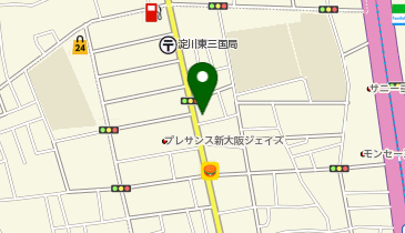 株式会社淀川中央動物病院の地図画像