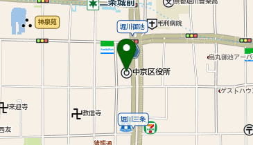 株式会社ムレスナティーハウス京都の地図画像