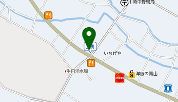 有限会社朝日電気商会中野島店の地図画像
