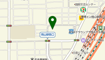 岡山都市開発株式会社の地図画像