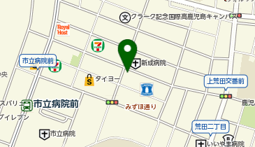 株式会社ホットスタッフ鹿児島の地図画像