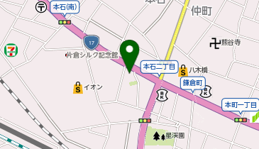 株式会社ホットスタッフ熊谷の地図画像