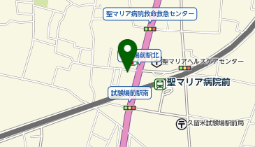 久留米第一交通株式会社の地図画像