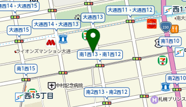 アーチストエージェント株式会社の地図画像
