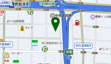 米宅株式会社の地図画像