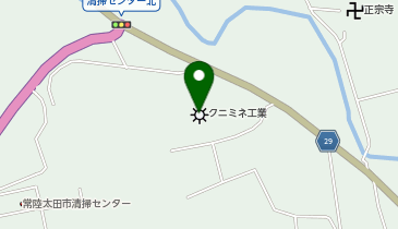 クニミネ工業株式会社 太田工場の地図画像