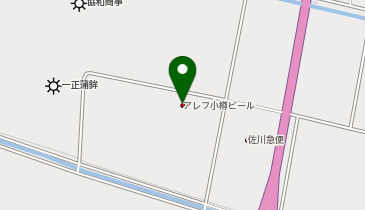株式会社アレフ 小樽ビール銭函醸造所の地図画像